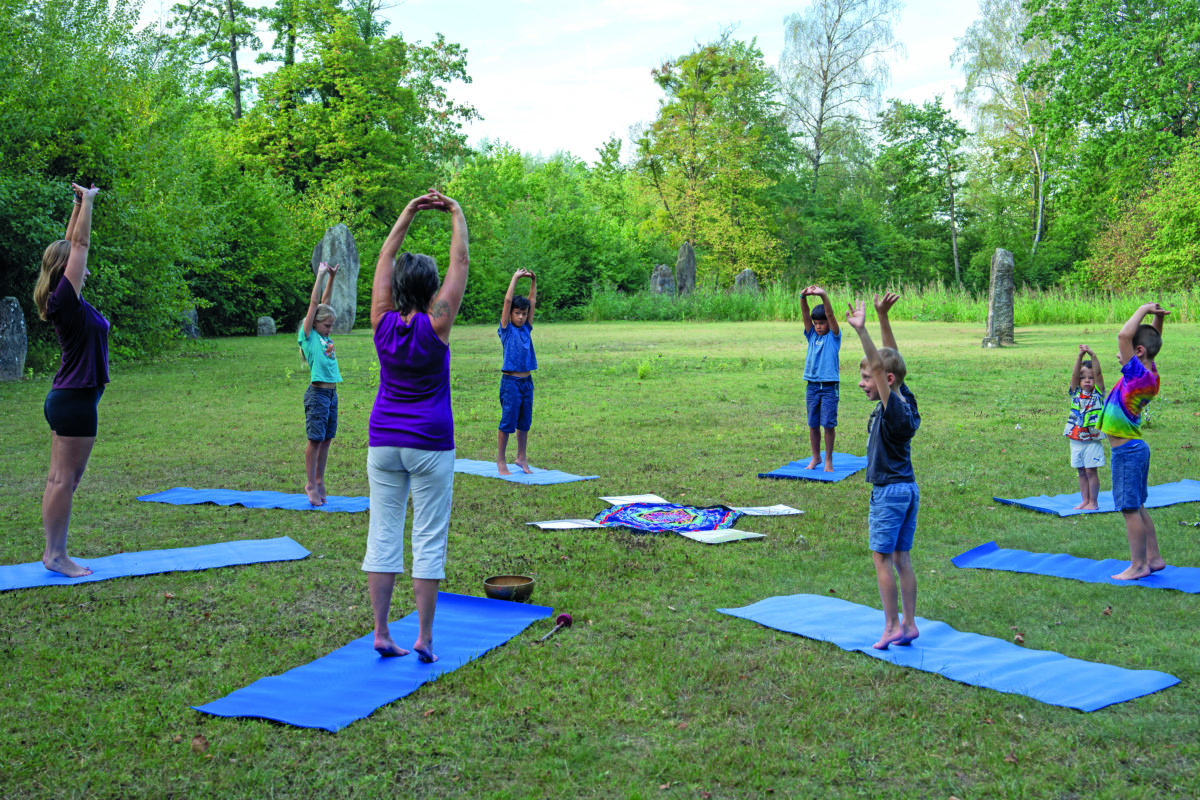 Tapis de yoga pour enfants Namaste