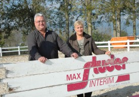 Max Studer et Tania Fromentin s’apprêtent à faire le grand saut. Le Centre équestre bénéficiera de leur passion pour le cheval. © Raposo