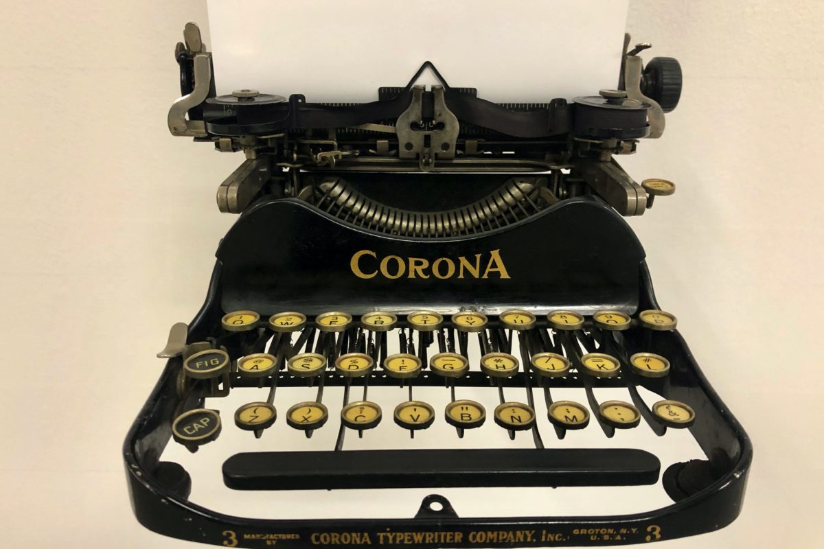 L'emblématique machine à écrire dépoussiérée à Yverdon-les-Bains